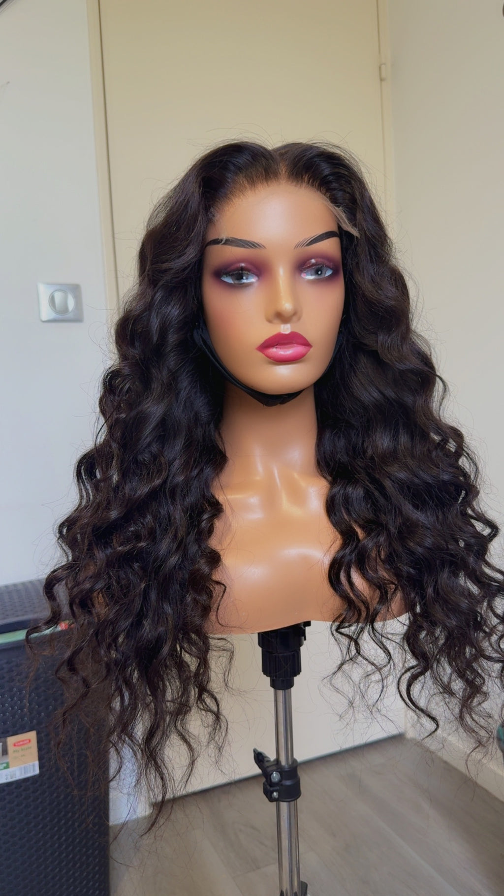 Virgin Hair Wig HD Glueless Long Deep Wave HD Lace Wig