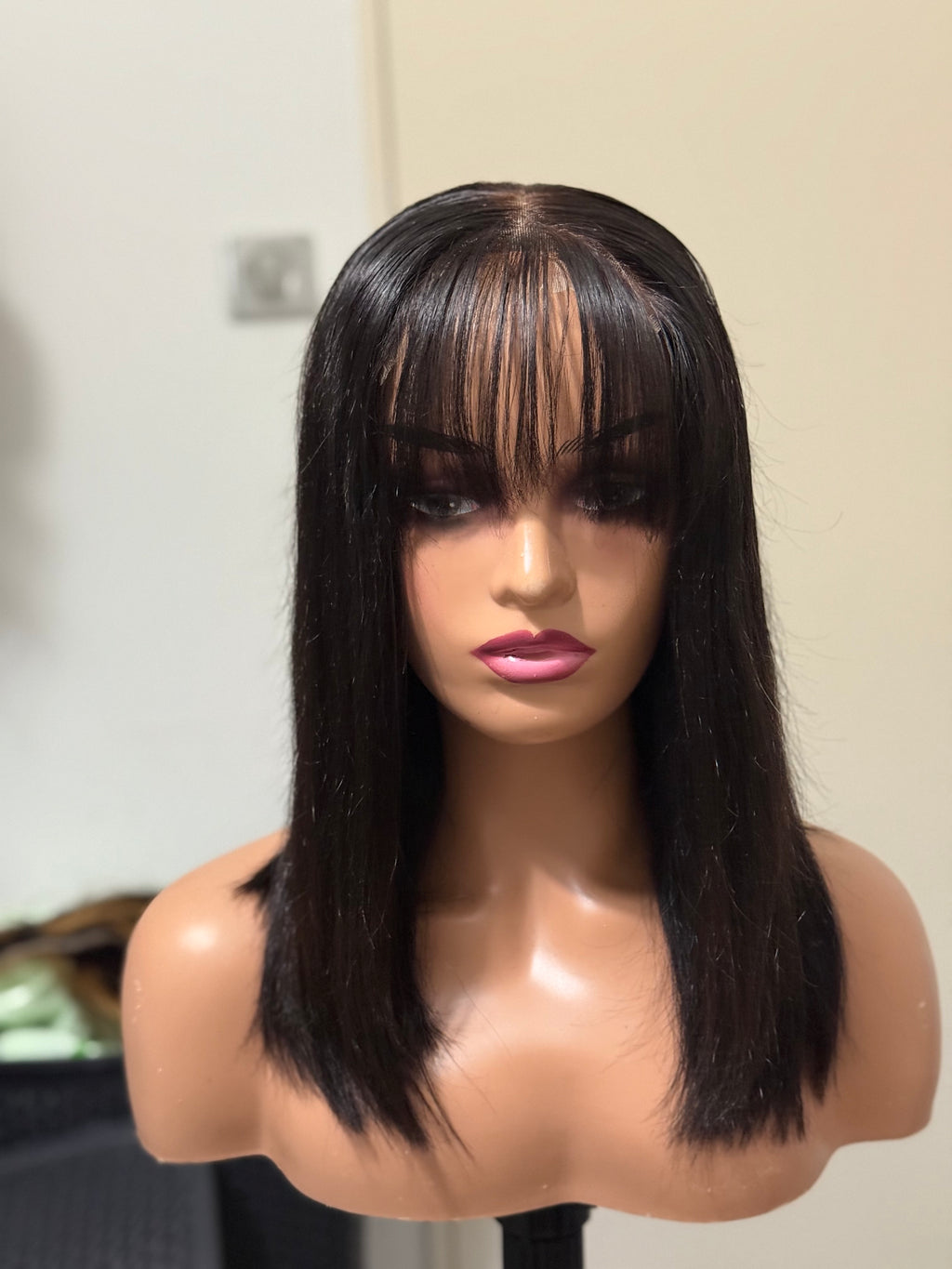 Virgin Hair Wig HD Glueless Honey Blonde Highlight Wig