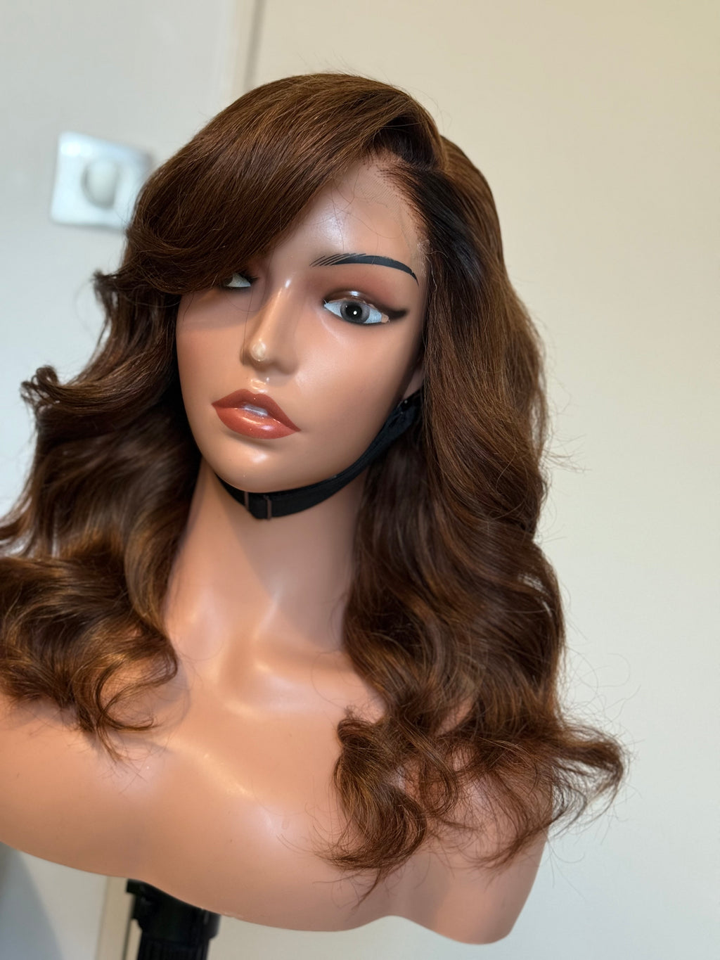 Virgin Hair Wig HD Glueless Dark Root Ombre Deep Curly Wig