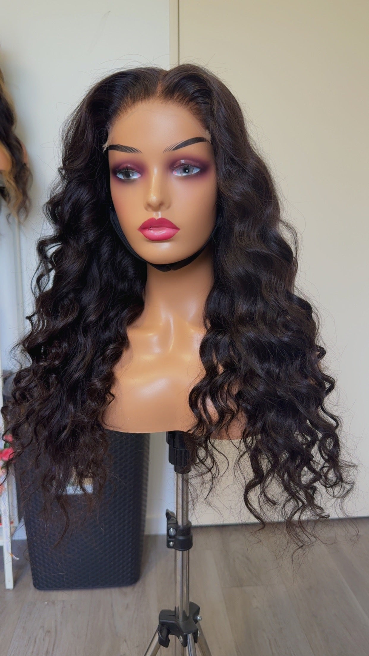 Virgin Hair Wig HD Glueless Long Deep Wave HD Lace Wig