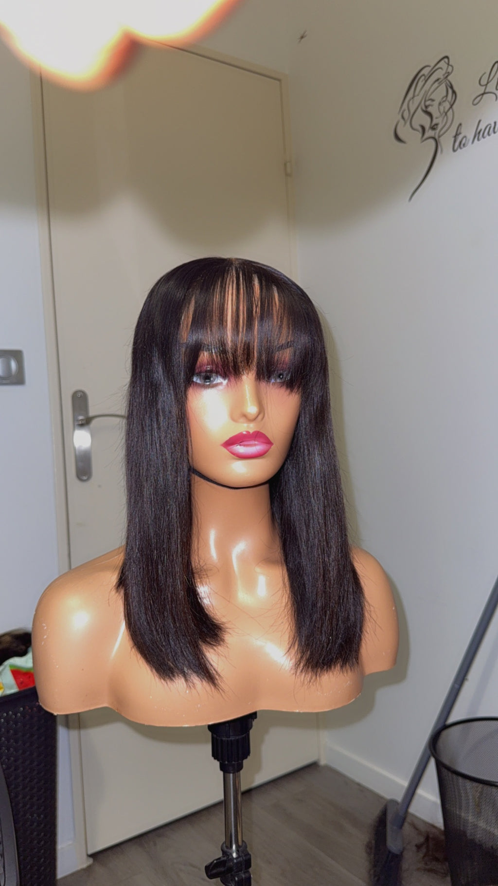 Virgin Hair Wig HD Glueless Honey Blonde Highlight Wig