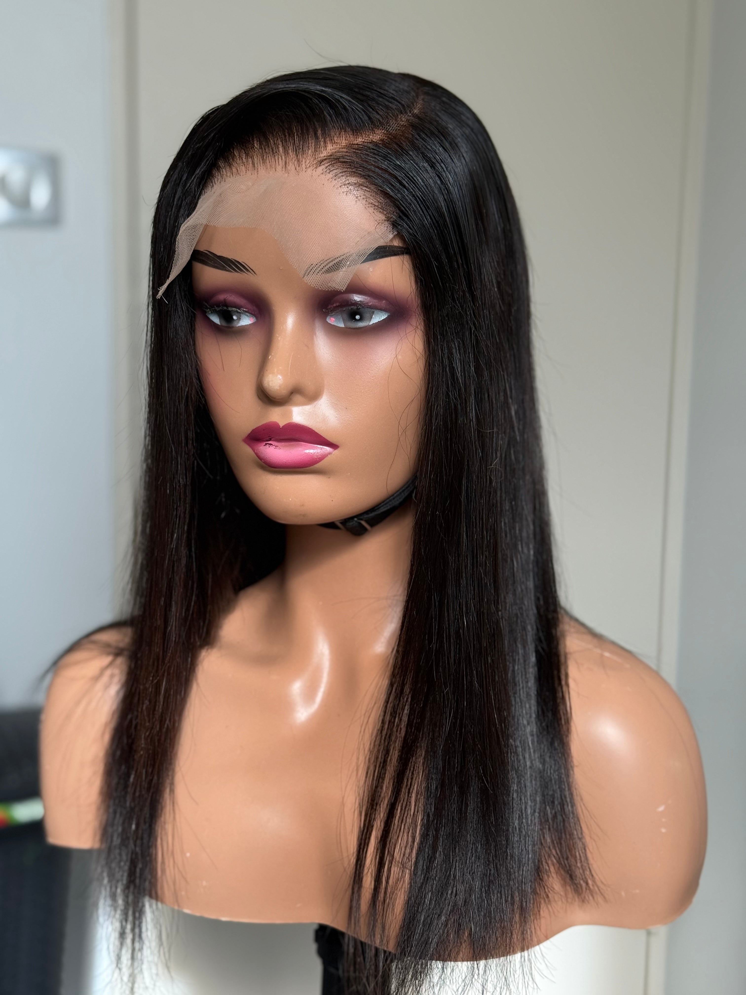 Virgin Hair Wig HD Glueless Straight HD Lace Wig