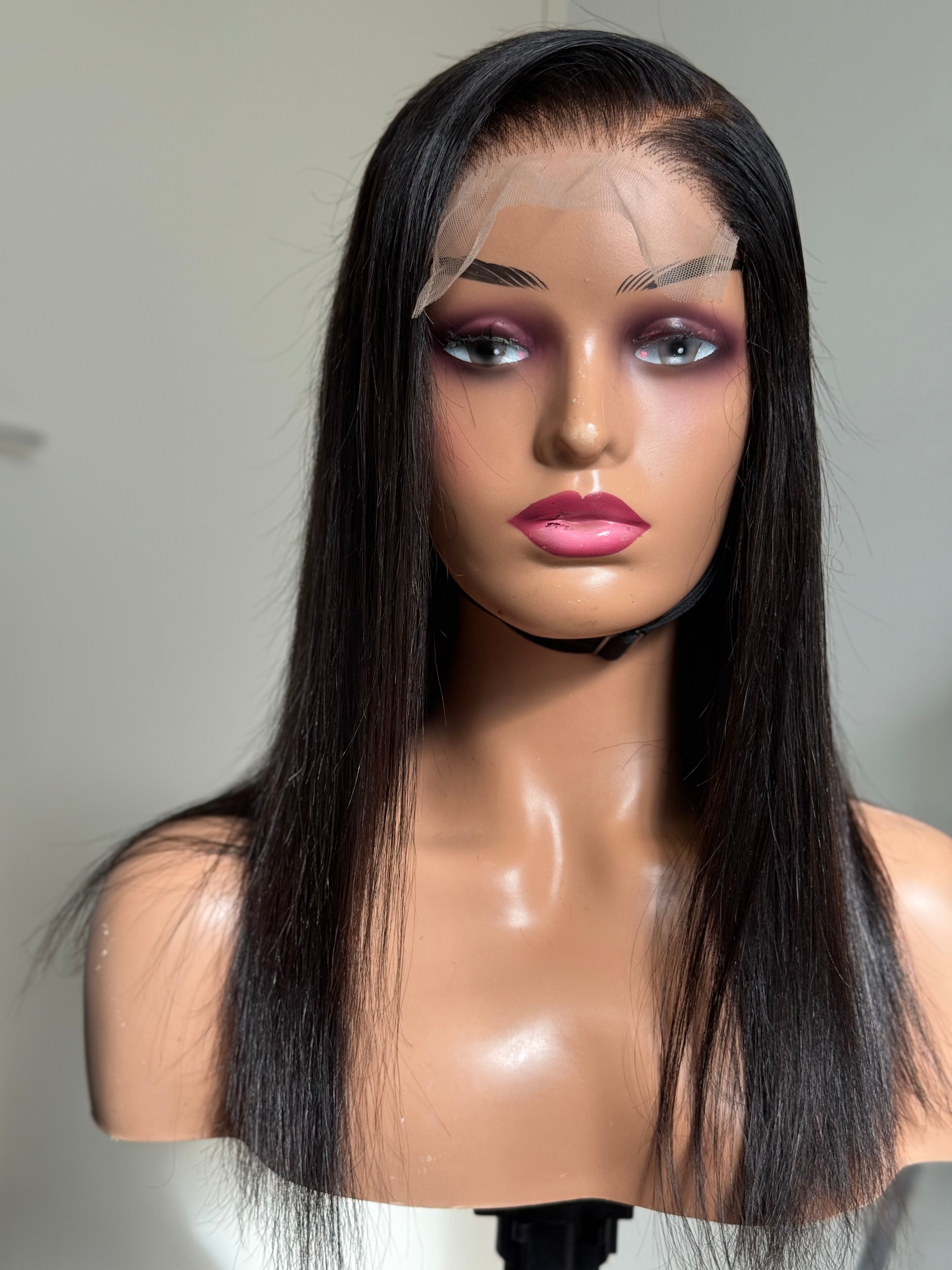 Virgin Hair Wig HD Glueless Straight HD Lace Wig